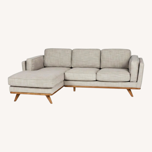 Used Article Timber 93" Left Sectional - Rain Cloud Gray for sale on AptDeco