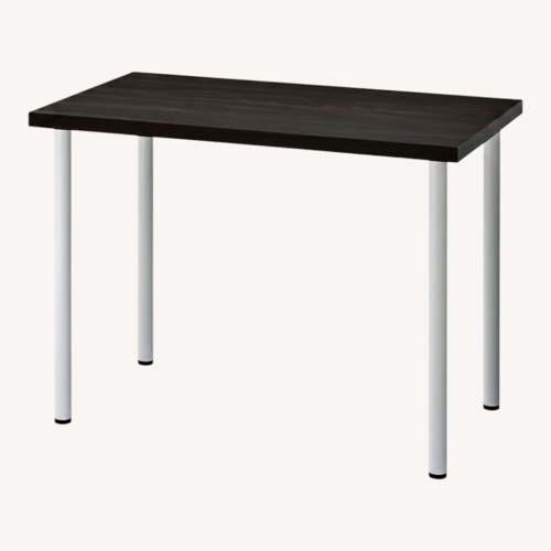 Used IKEA LINNMON / ADILS Dark Brown Desk for sale on AptDeco