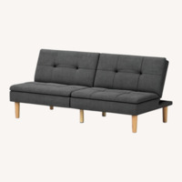 Dorm Light Gray Sleeper Sofa