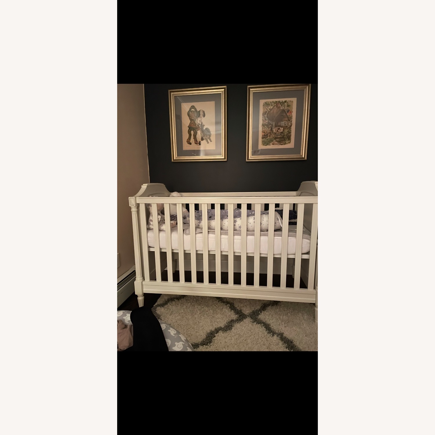 Pottery Barn Kids Blythe White Wood Crib - image-1