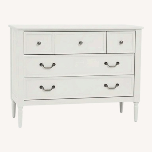 Used Pottery Barn Kids Blythe White Wood Dresser for sale on AptDeco
