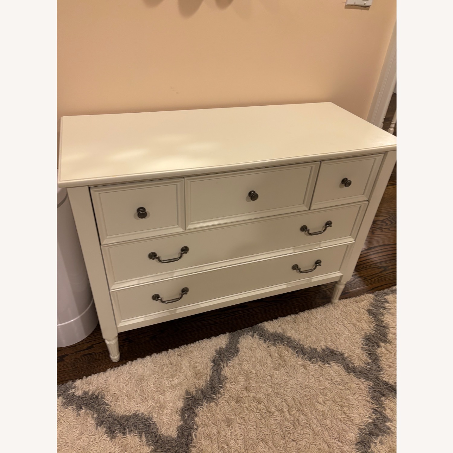 Pottery Barn Kids Blythe White Wood Dresser - image-1