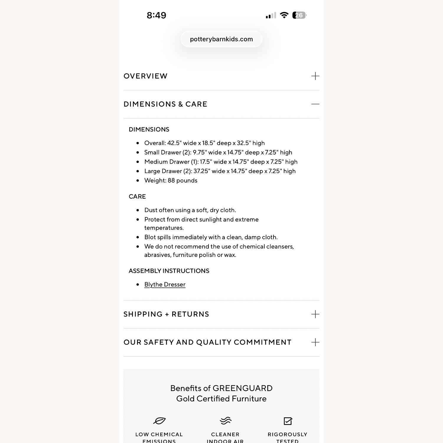 Pottery Barn Kids Blythe White Wood Dresser - image-3