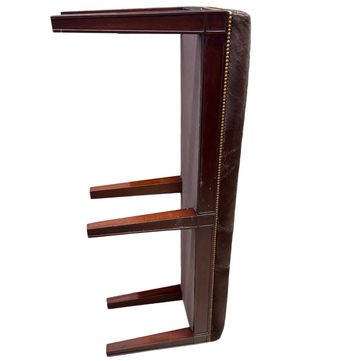 Pony Hair Upholstered Quality Bench - image-17