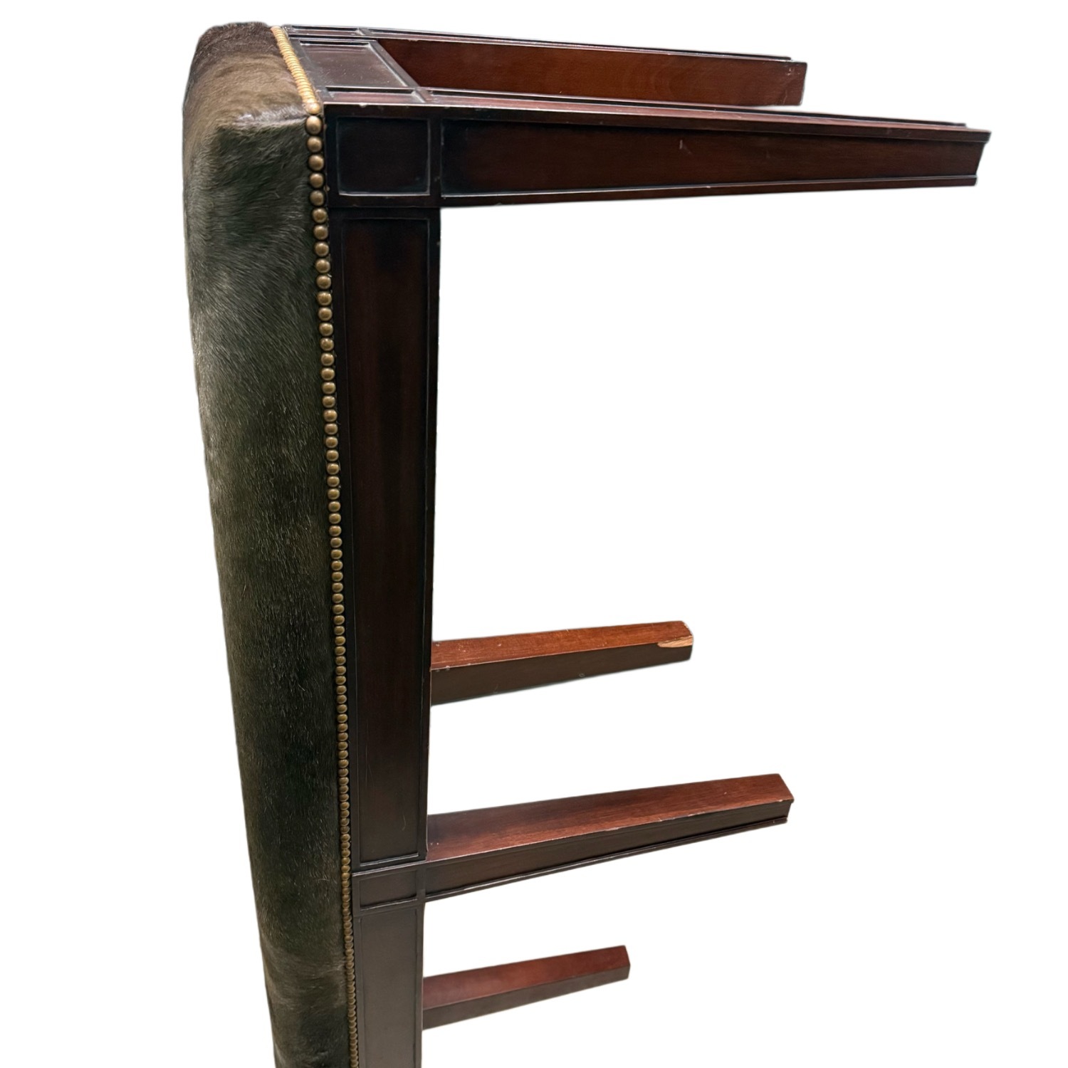 Pony Hair Upholstered Quality Bench - image-15