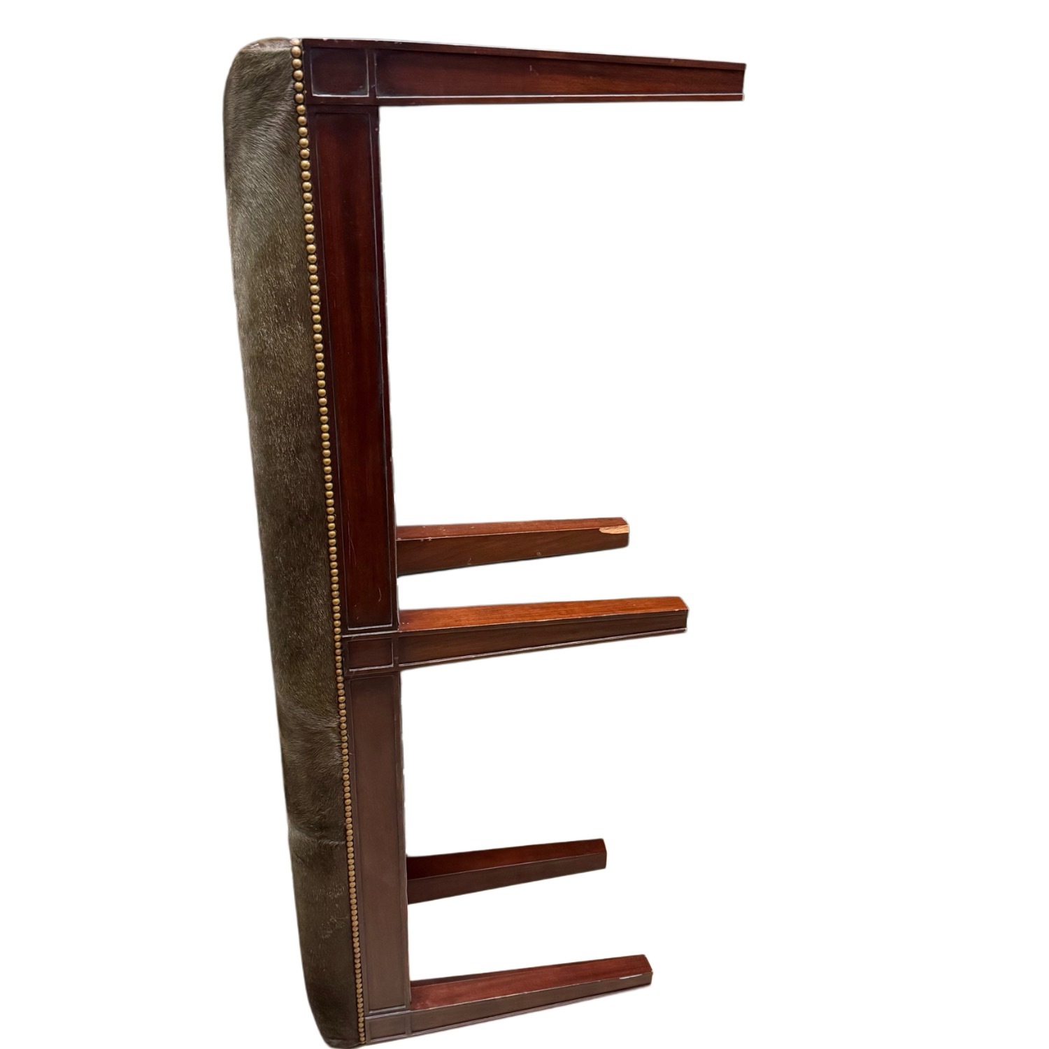 Pony Hair Upholstered Quality Bench - image-16