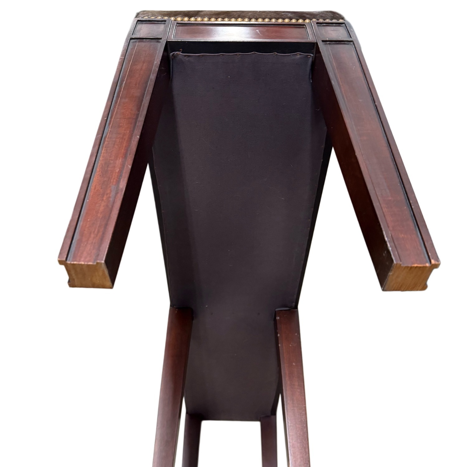 Pony Hair Upholstered Quality Bench - image-12