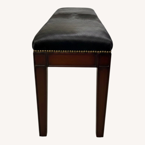Used Pony Hair Upholstered Quality Bench for sale on AptDeco