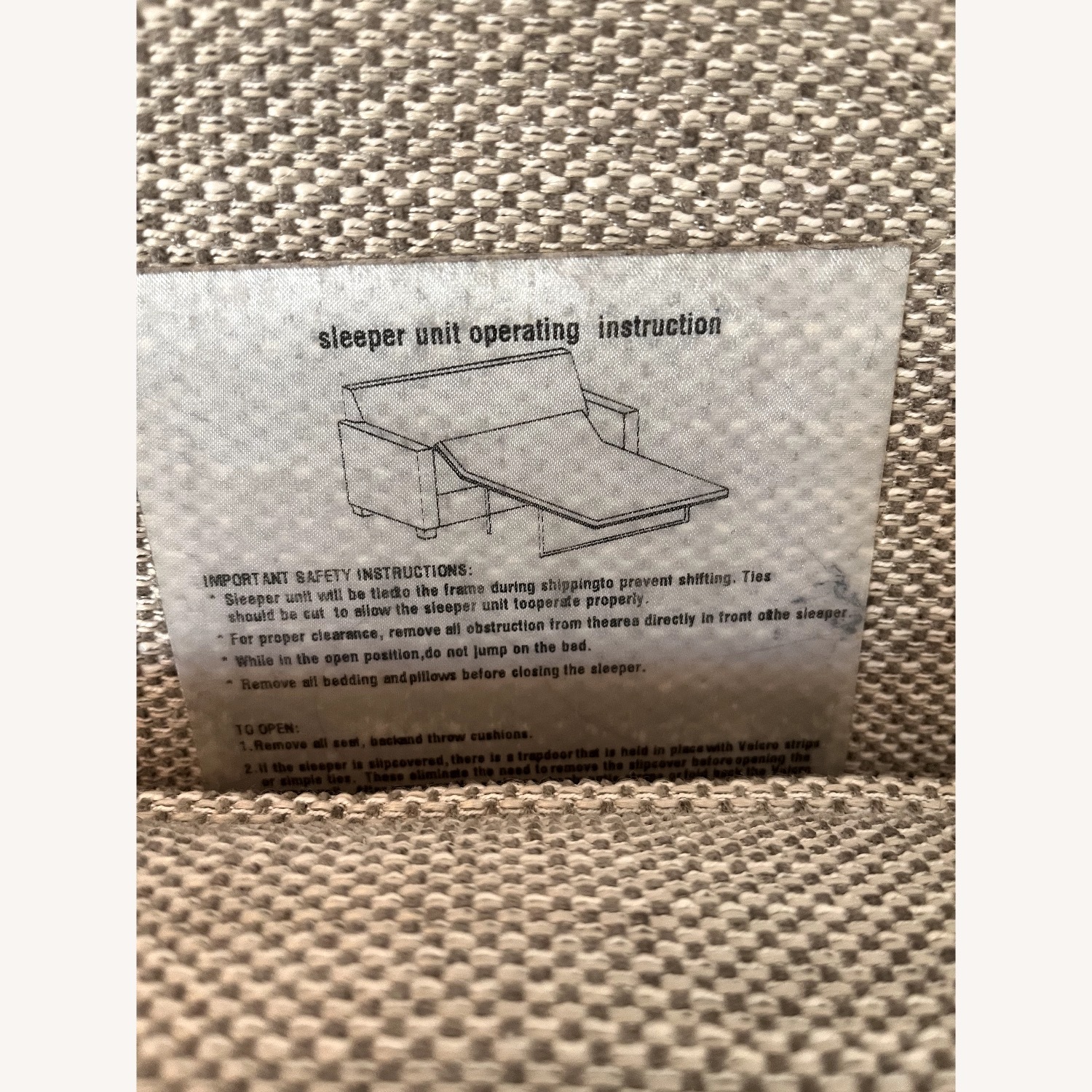 West Elm Henry 61" Sleeper Sofa - image-6