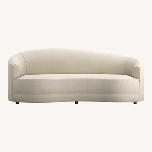 Used Crate & Barrel Infiniti Natural Fabric 2 Seater Sofa for sale on AptDeco