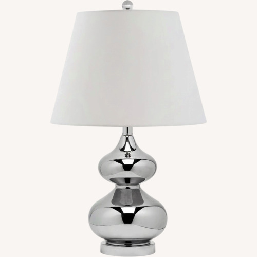 Used Safavieh Silver Glass Table Lamps for sale on AptDeco