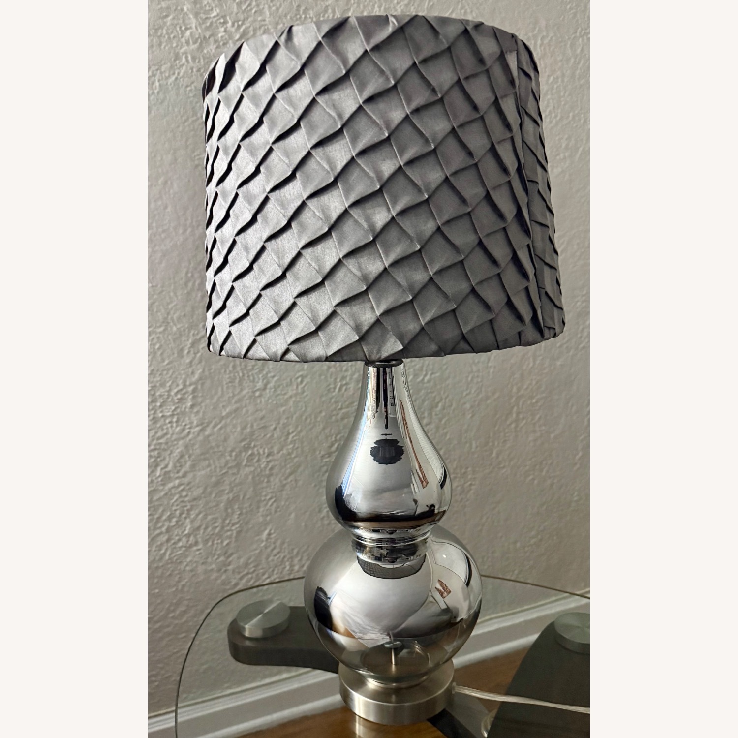 Safavieh Silver Glass Table Lamps - image-4