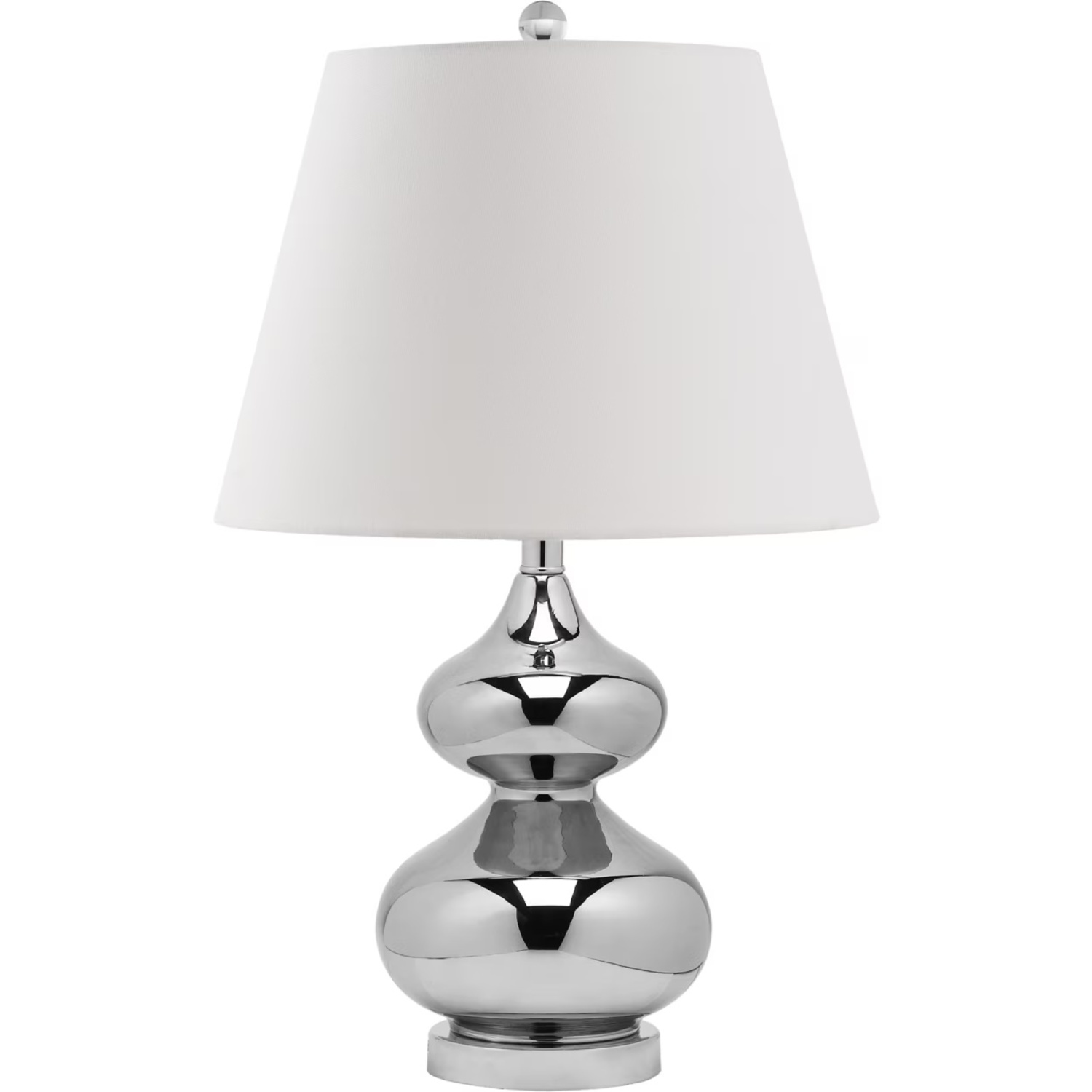 Safavieh Silver Glass Table Lamps - image-5