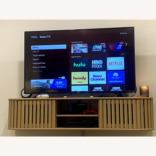 Used Modway Natural Media Storage for sale on AptDeco