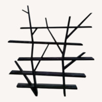 Roche Bobois Legend Black Wood Bookcase