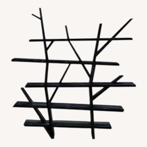 Used Roche Bobois Legend Black Wood Bookcase for sale on AptDeco