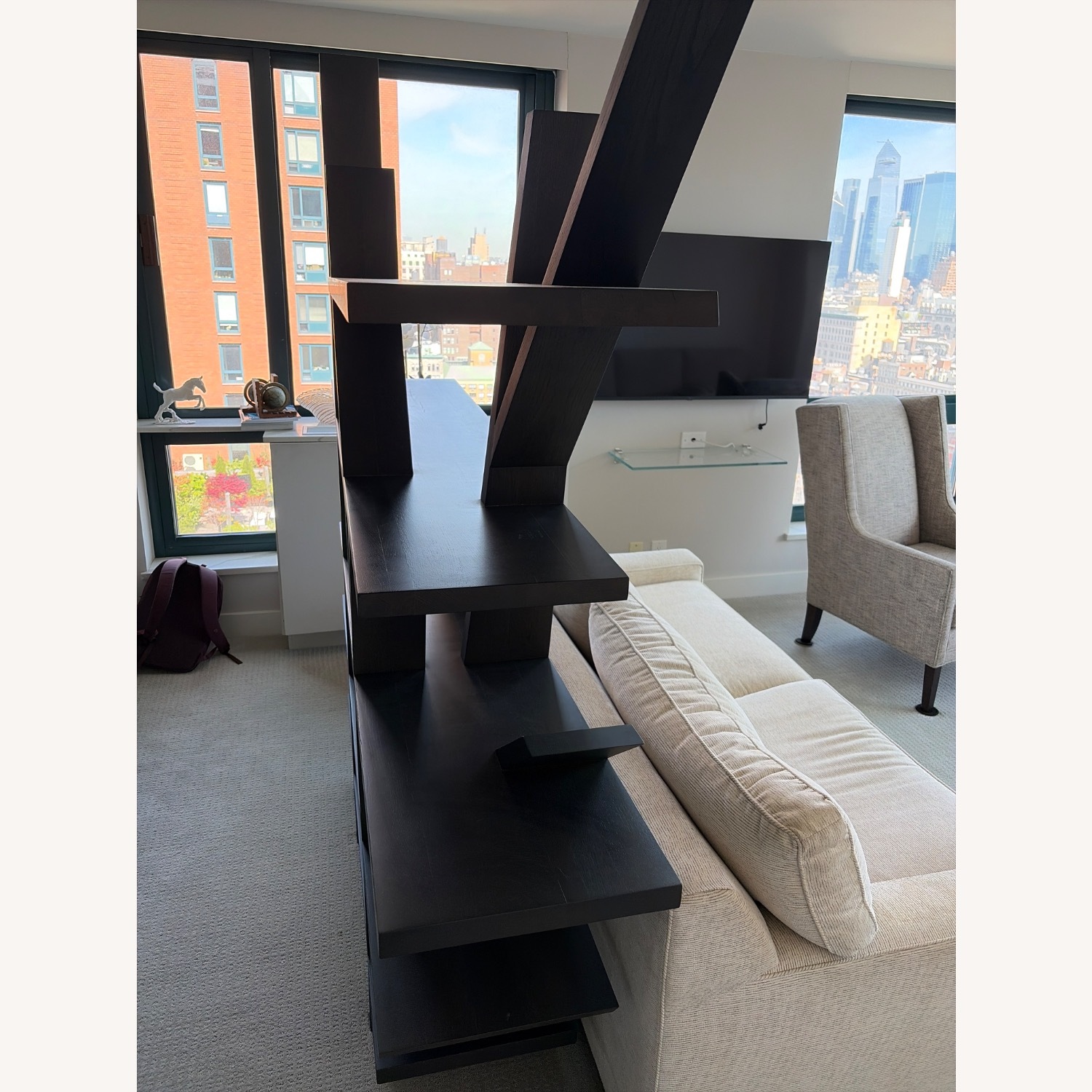 Roche Bobois Legend Black Wood Bookcase - image-3