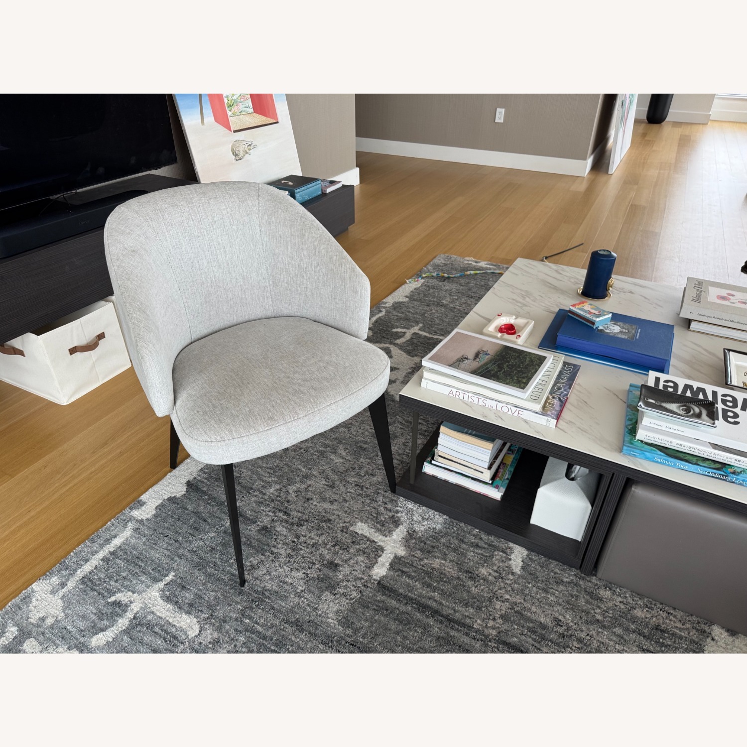 Safavieh Natural Fabric Dining Chairs Set (6) - image-2