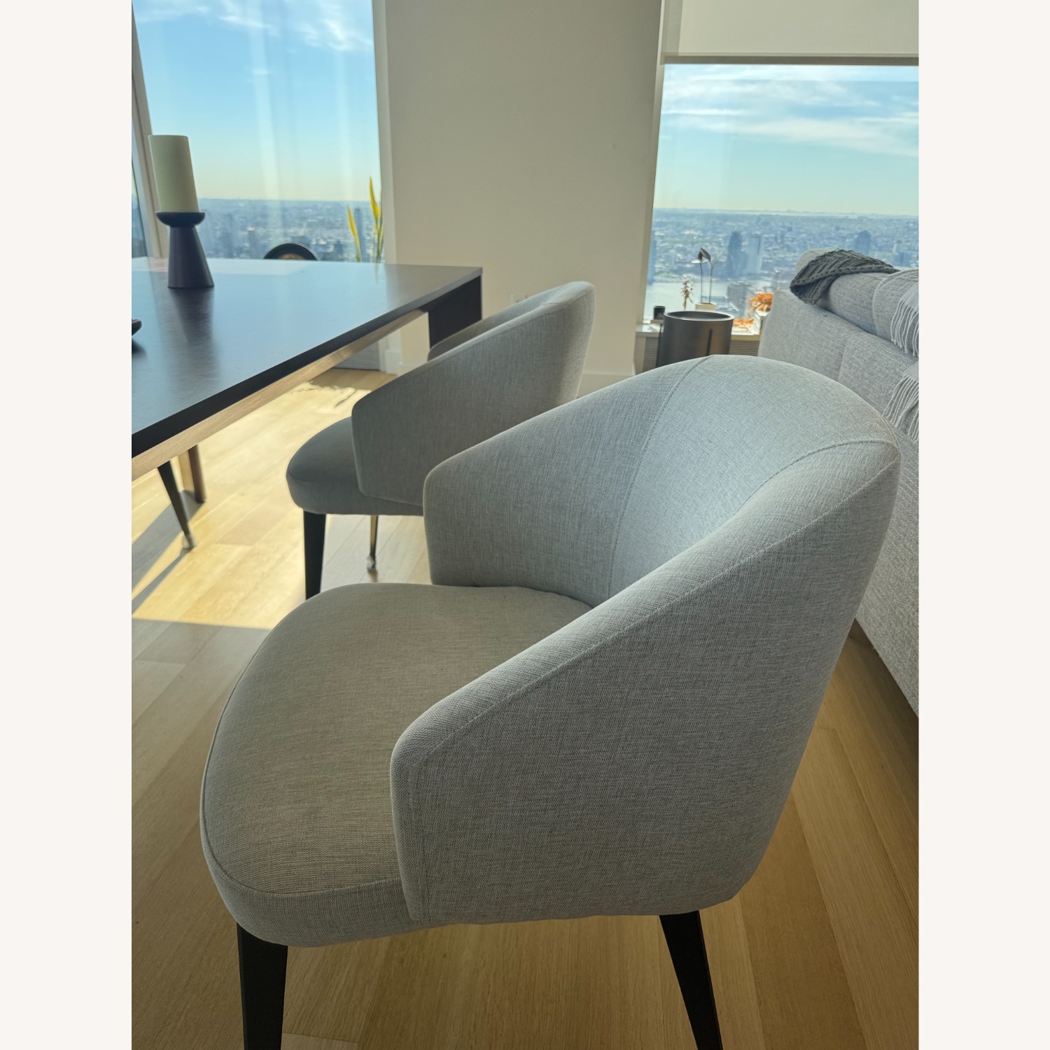 Safavieh Natural Fabric Dining Chairs Set (6) - image-3