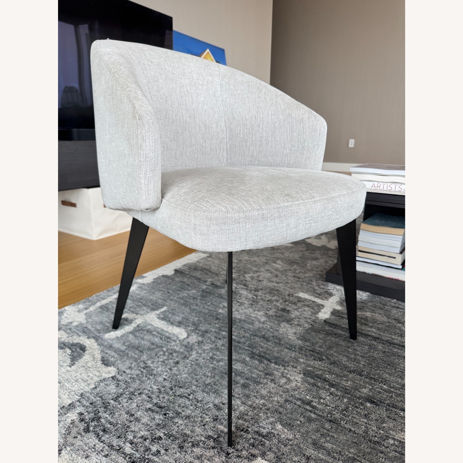 Safavieh Natural Fabric Dining Chairs Set (6) - image-1