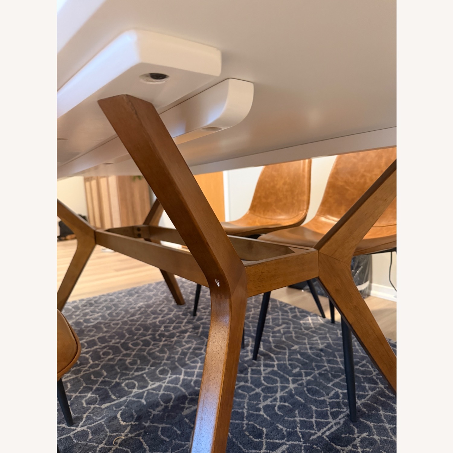 72" Emmond Mid Century Modern Dining Table - image-5