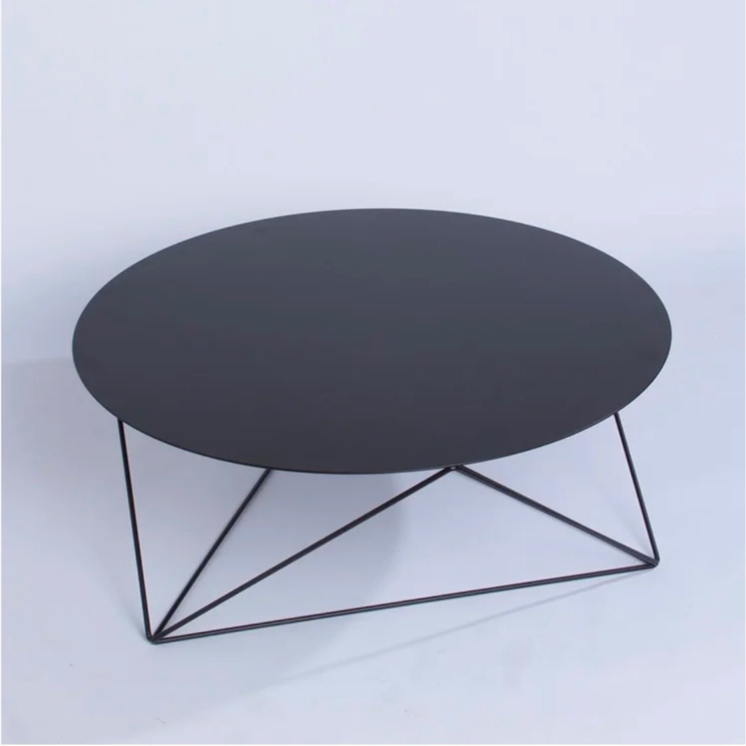 West Elm Eric Trine Black Round Coffee Table  - image-2