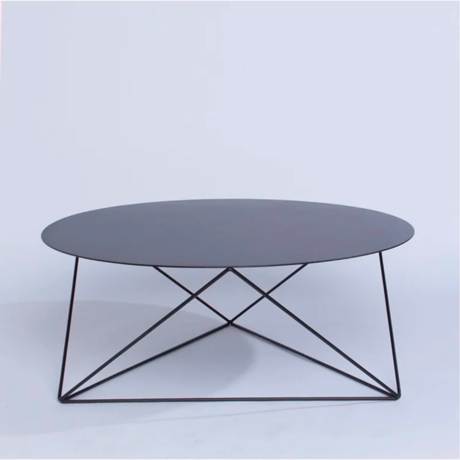 West Elm Eric Trine Black Round Coffee Table  - image-4