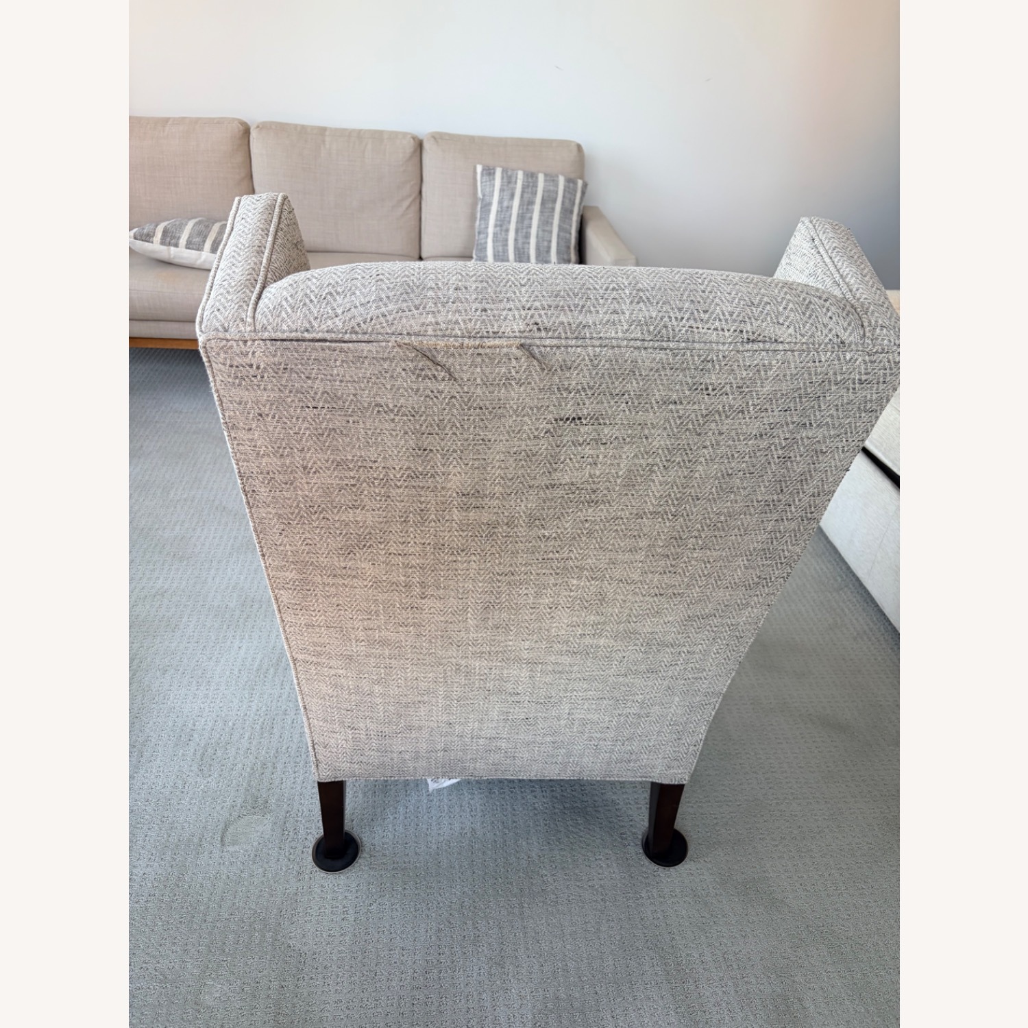 Mitchell Gold + Bob Williams Vivianne Avignon Light Gray Armchair - image-4