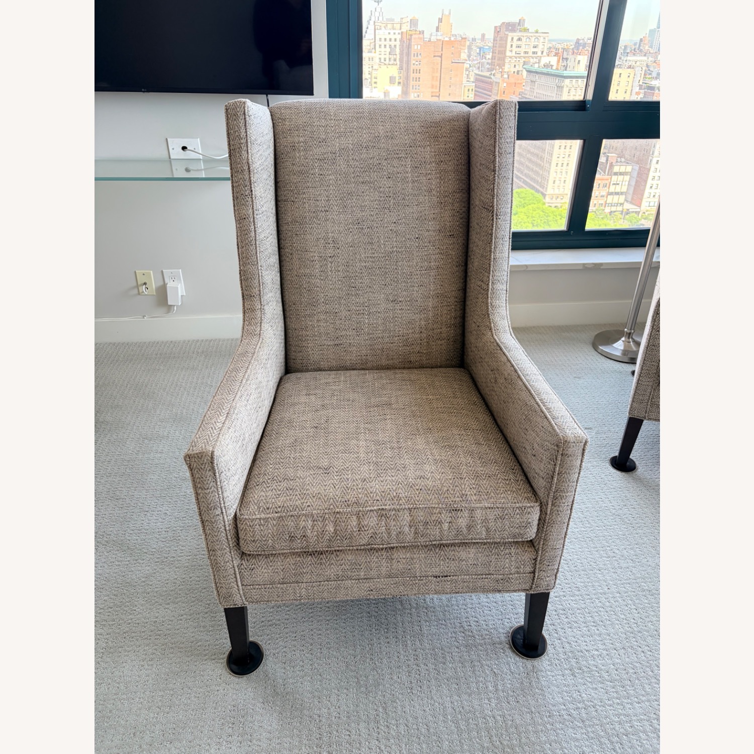 Mitchell Gold + Bob Williams Vivianne Avignon Light Gray Armchair - image-2