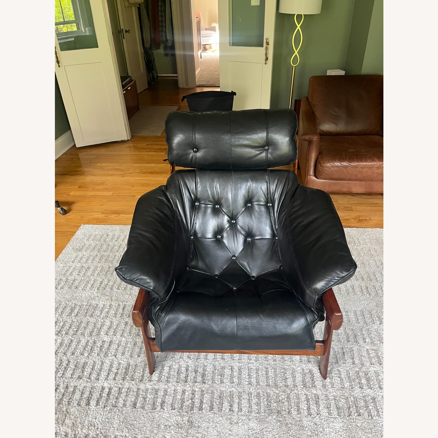 Percival Lafer Furniture Black Accent Chair - image-2