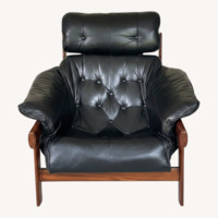 Percival Lafer Furniture Black Accent Chair