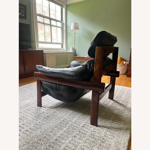 Used Percival Lafer Furniture Black Accent Chair for sale on AptDeco