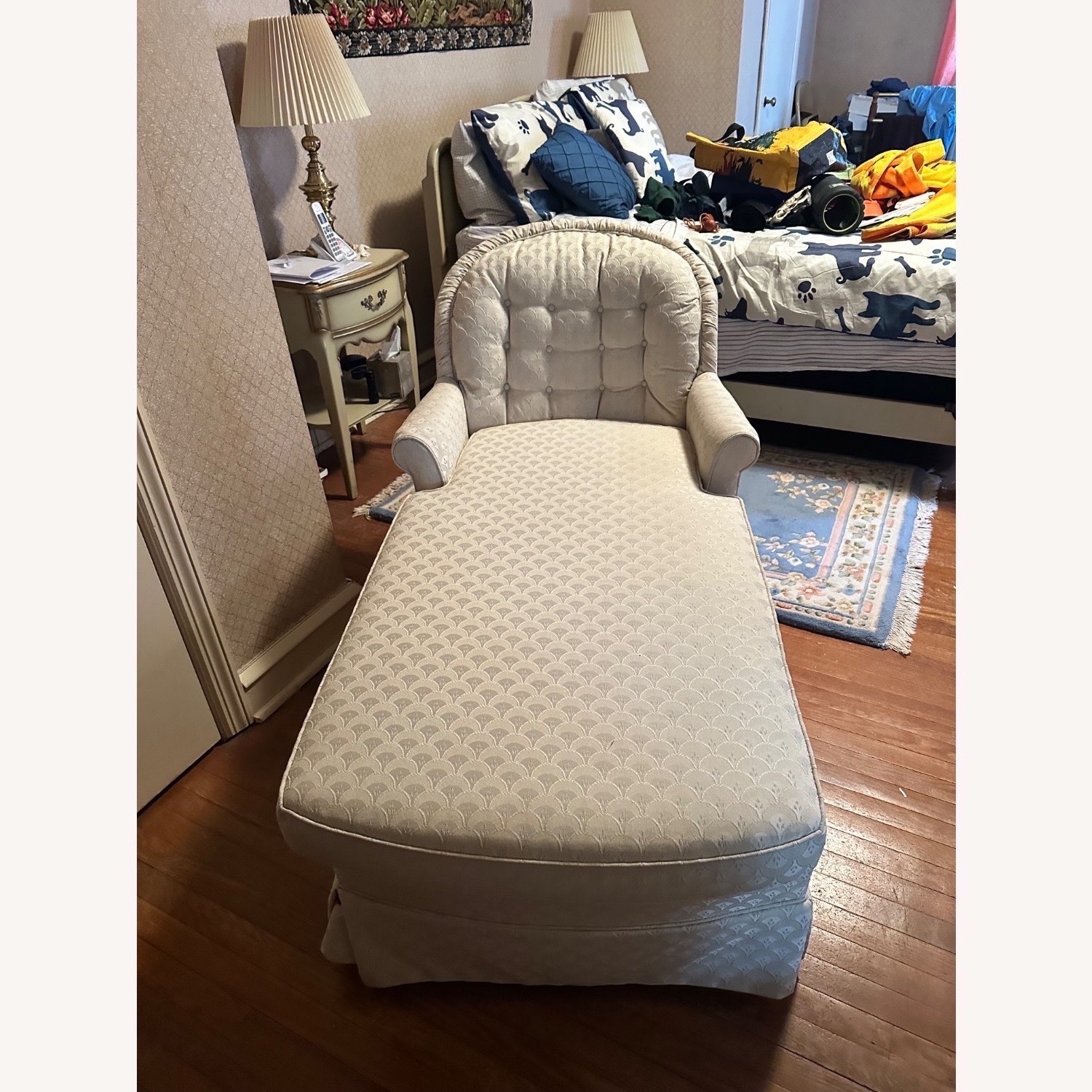 Cream Boudoir Chair or Chaise Longues - image-2