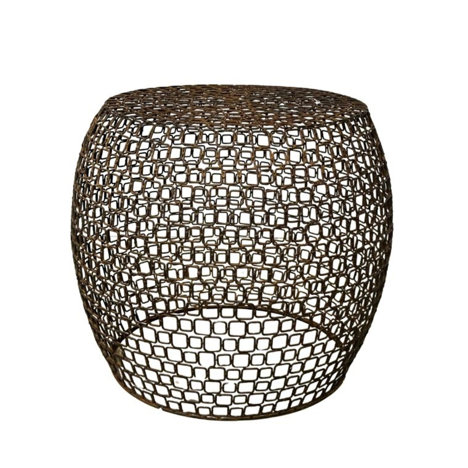 Metal Drum Side Table Side Table - image-5