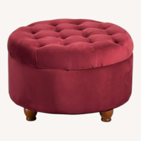 Target Hopepop Red Fabric Storage Ottoman