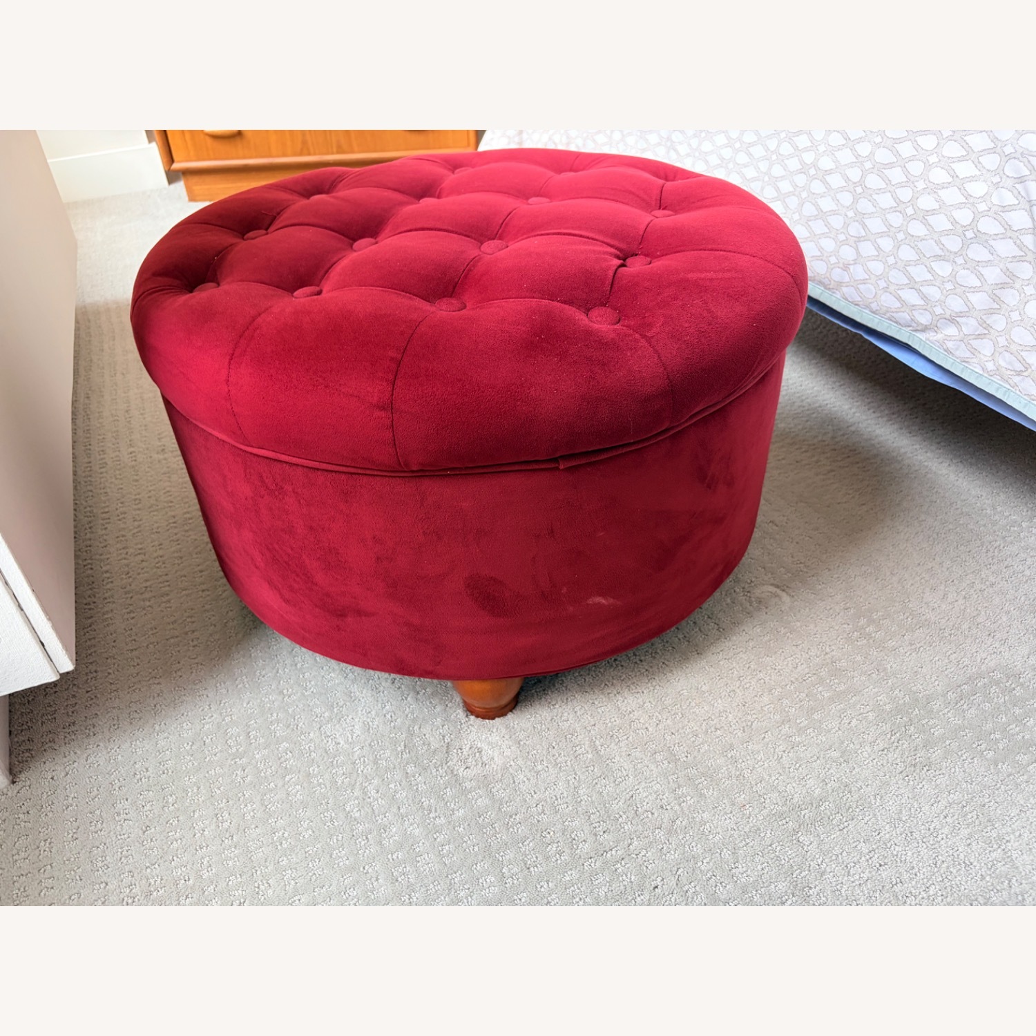 Target Hopepop Red Fabric Storage Ottoman - image-3