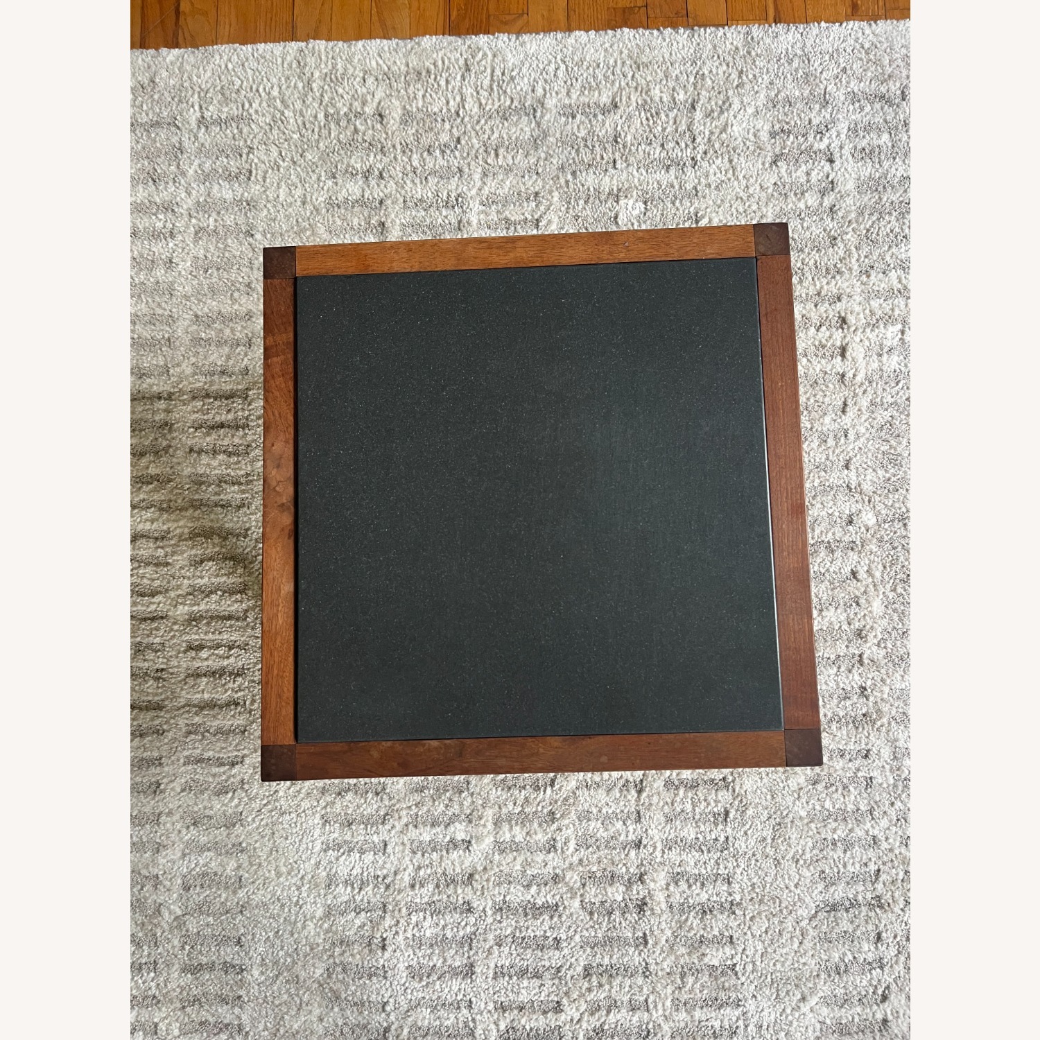 Walnut & Slate Side Table - image-3
