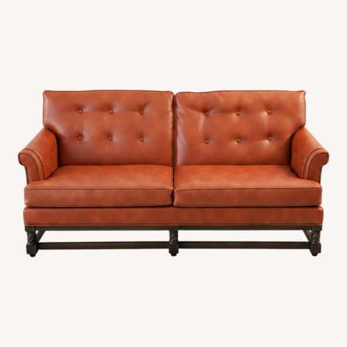 Used Sherrill Furniture Dark Brown 2 Seater Sofa for sale on AptDeco