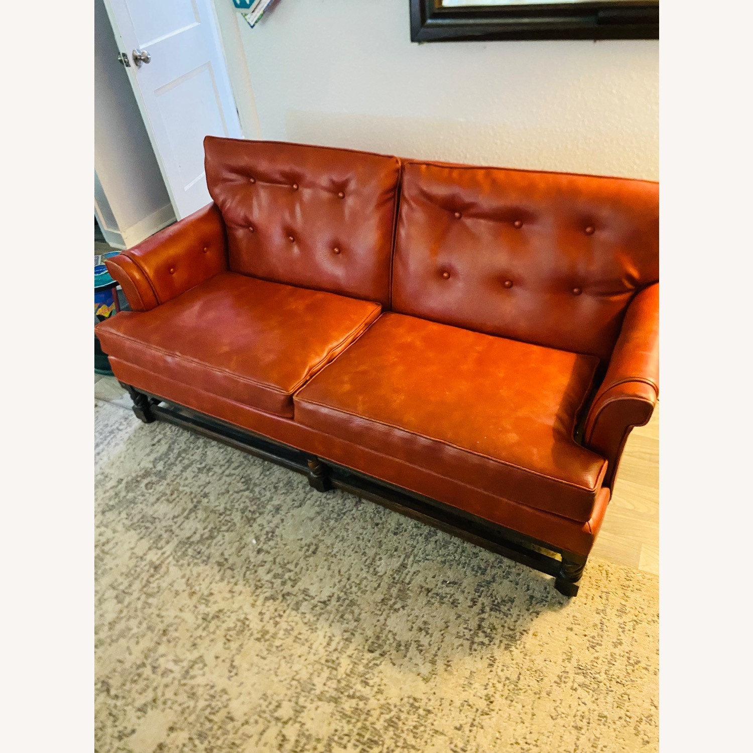 Sherrill Furniture Dark Brown 2 Seater Sofa - image-1