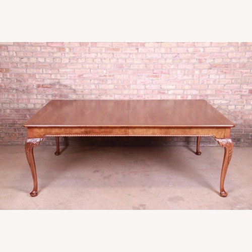 Used Rare Queen Anne Walnut Dining Table  for sale on AptDeco