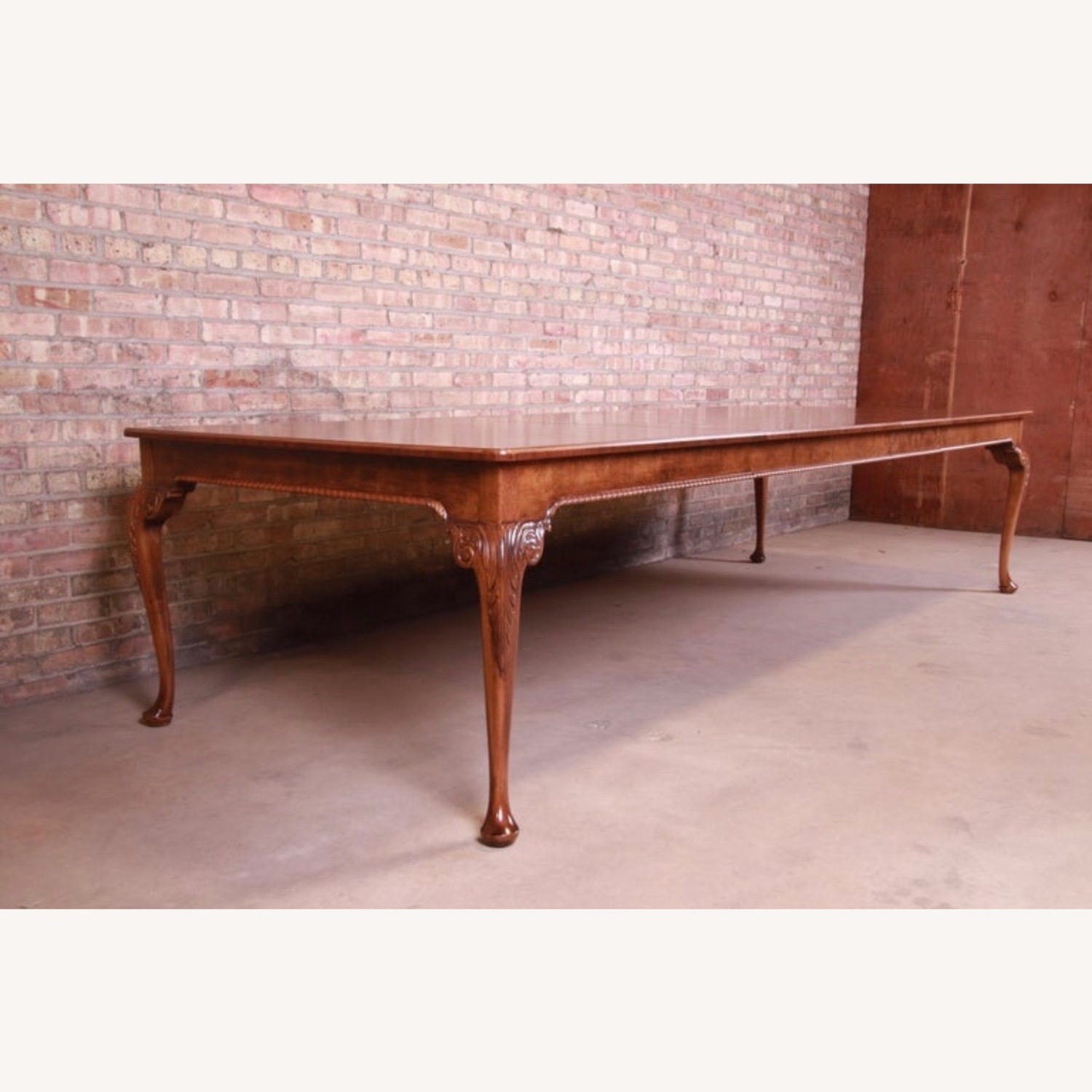 Rare Queen Anne Walnut Dining Table  - image-7