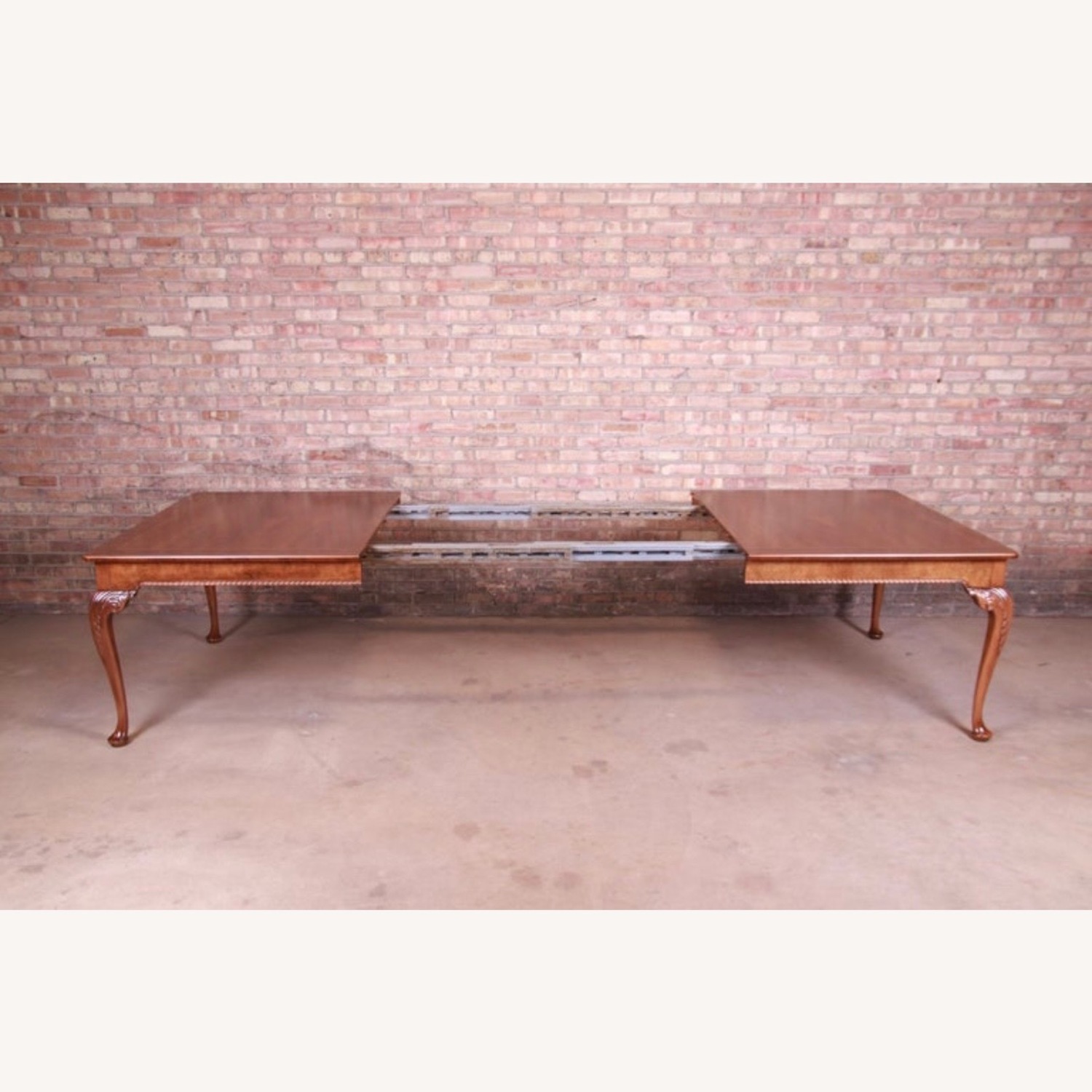 Rare Queen Anne Walnut Dining Table  - image-8