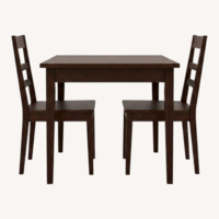 Vintage/Antique Finds Dark Brown Wood Dining Set