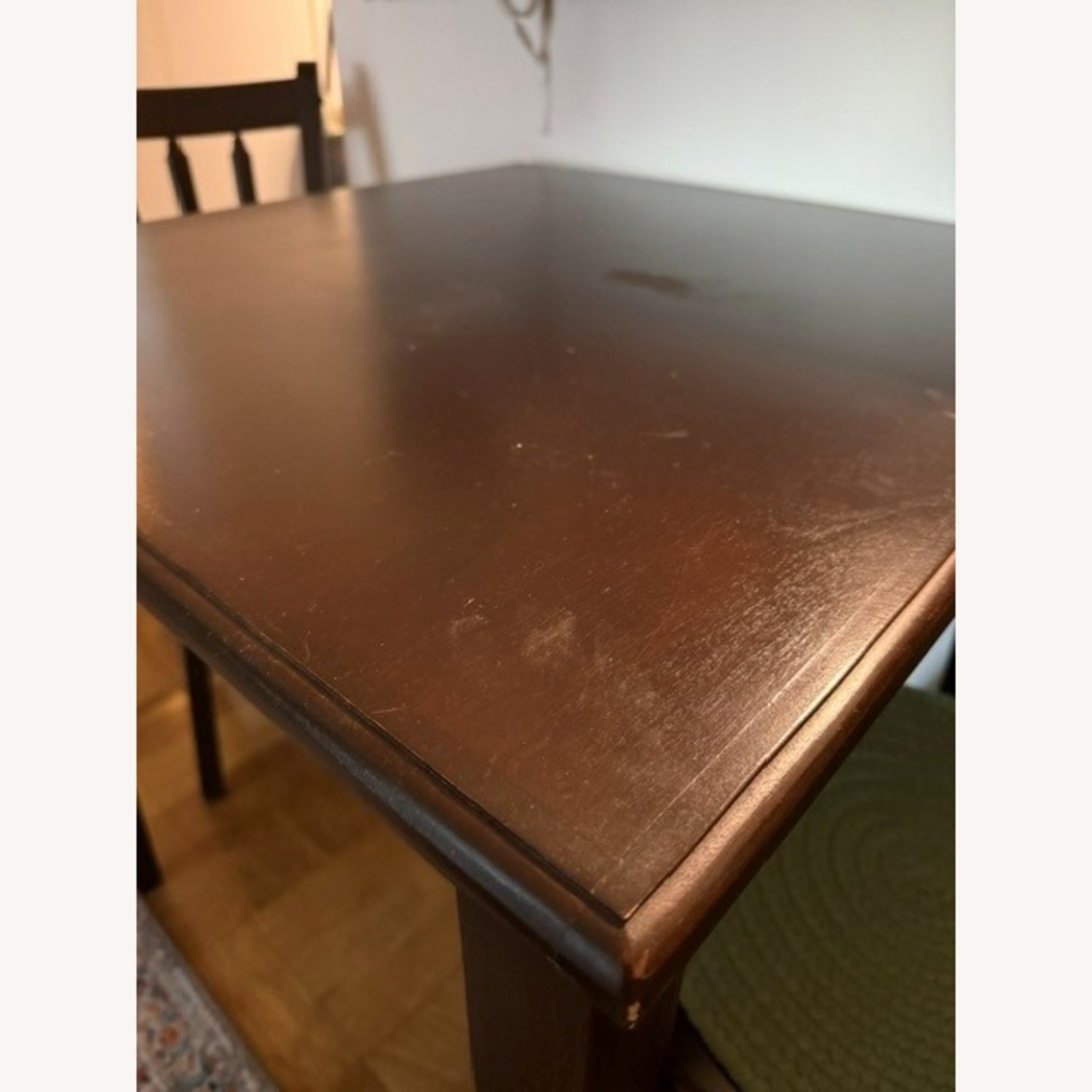 Vintage/Antique Finds Dark Brown Wood Dining Set - image-3