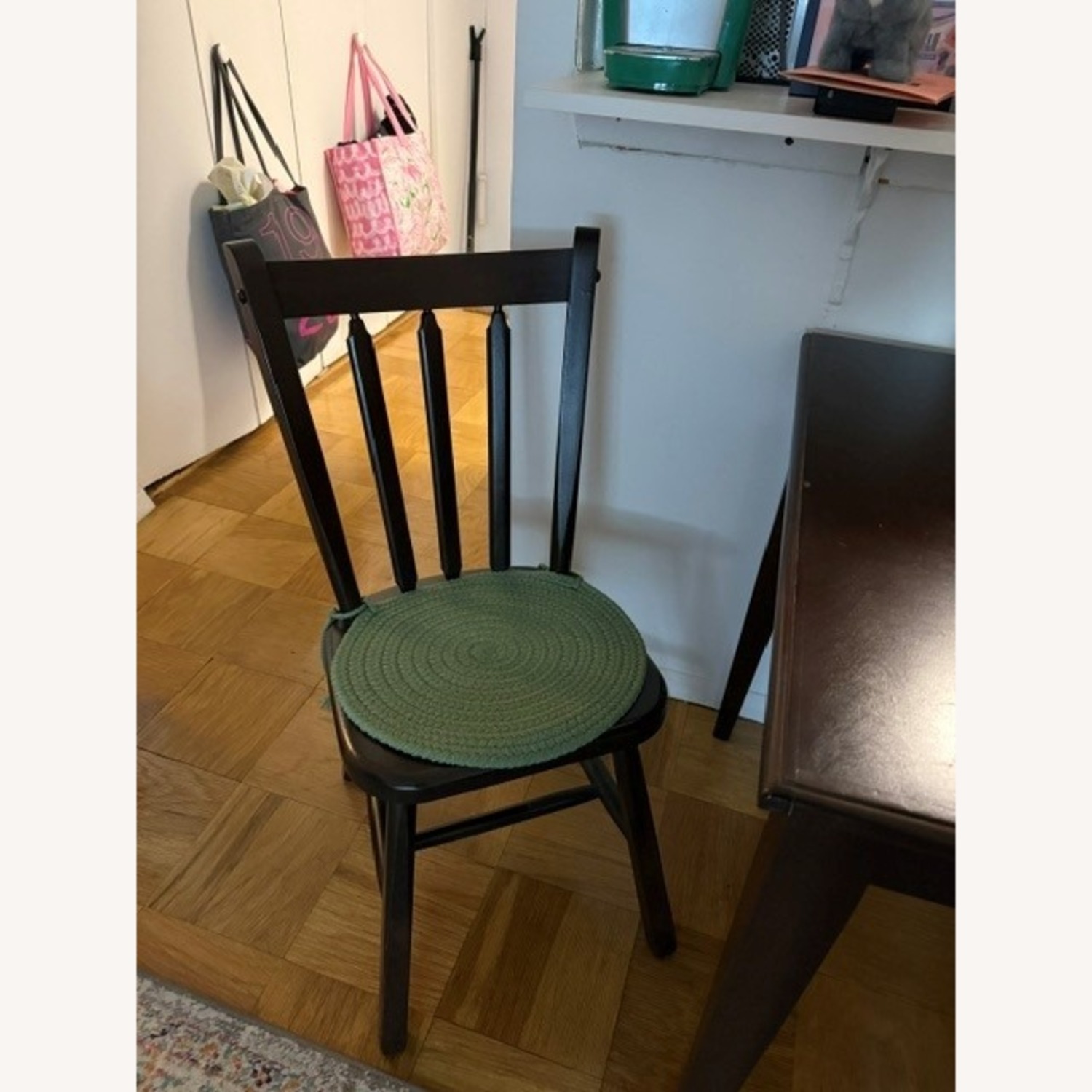 Vintage/Antique Finds Dark Brown Wood Dining Set - image-5