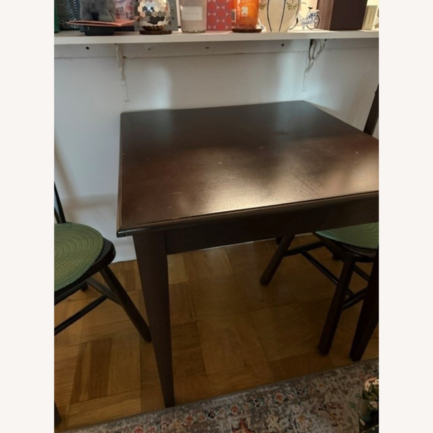 Vintage/Antique Finds Dark Brown Wood Dining Set - image-6