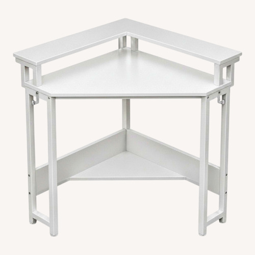 Used Wayfair White Corner Desk for sale on AptDeco