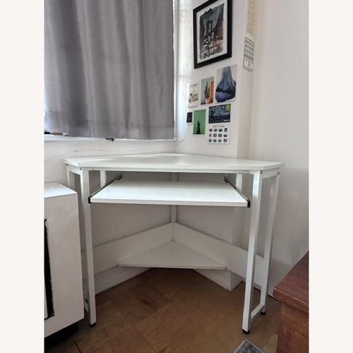Used Wayfair White Corner Desk for sale on AptDeco