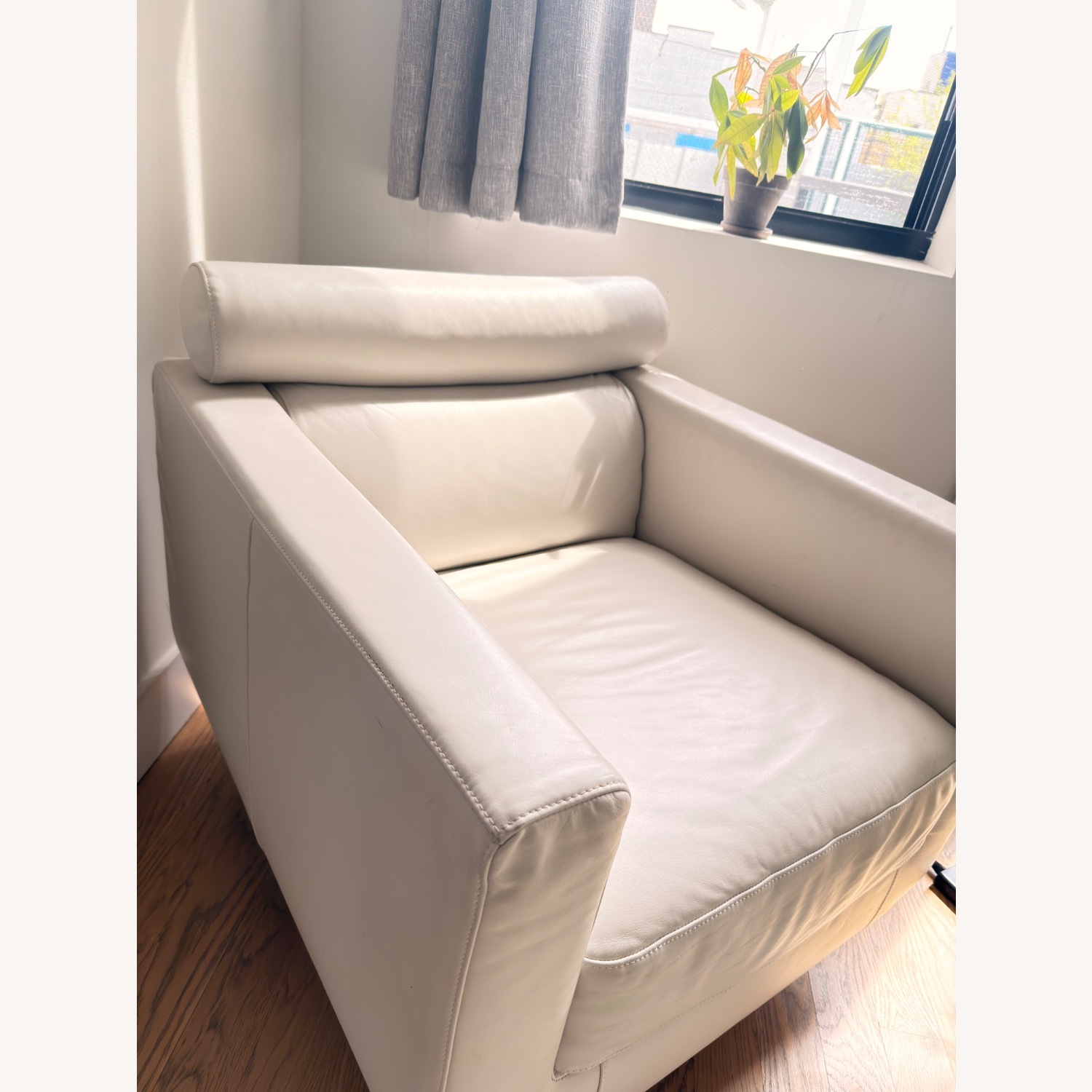 Vintage/Antique Finds White Accent Chair - image-2