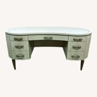 Michael Amini London Place Oval Executive Desk
